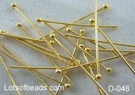 Gold Ball Head pins